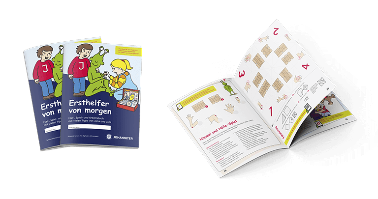 Kindermagazin mit Erste-Hilfe-Tipps und Spielen