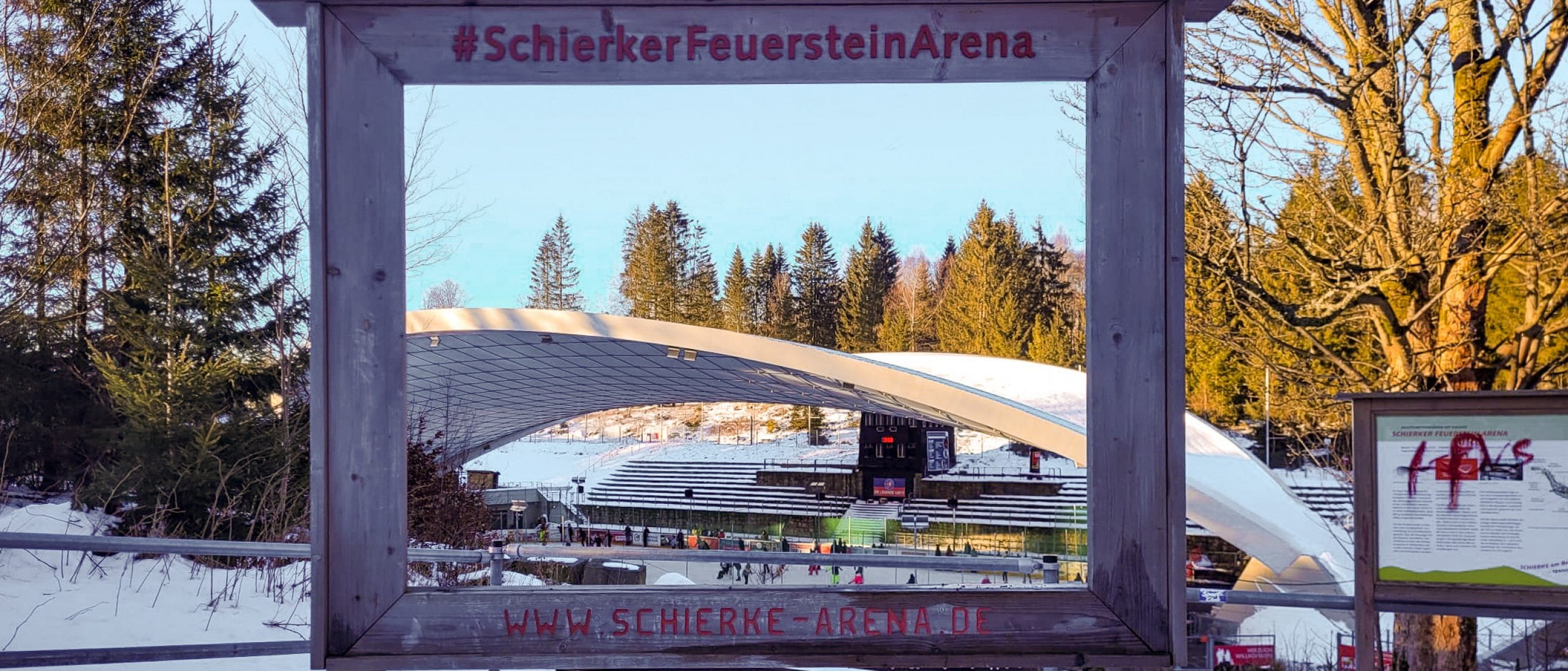 Schierker Feuerstein Arena om vinteren