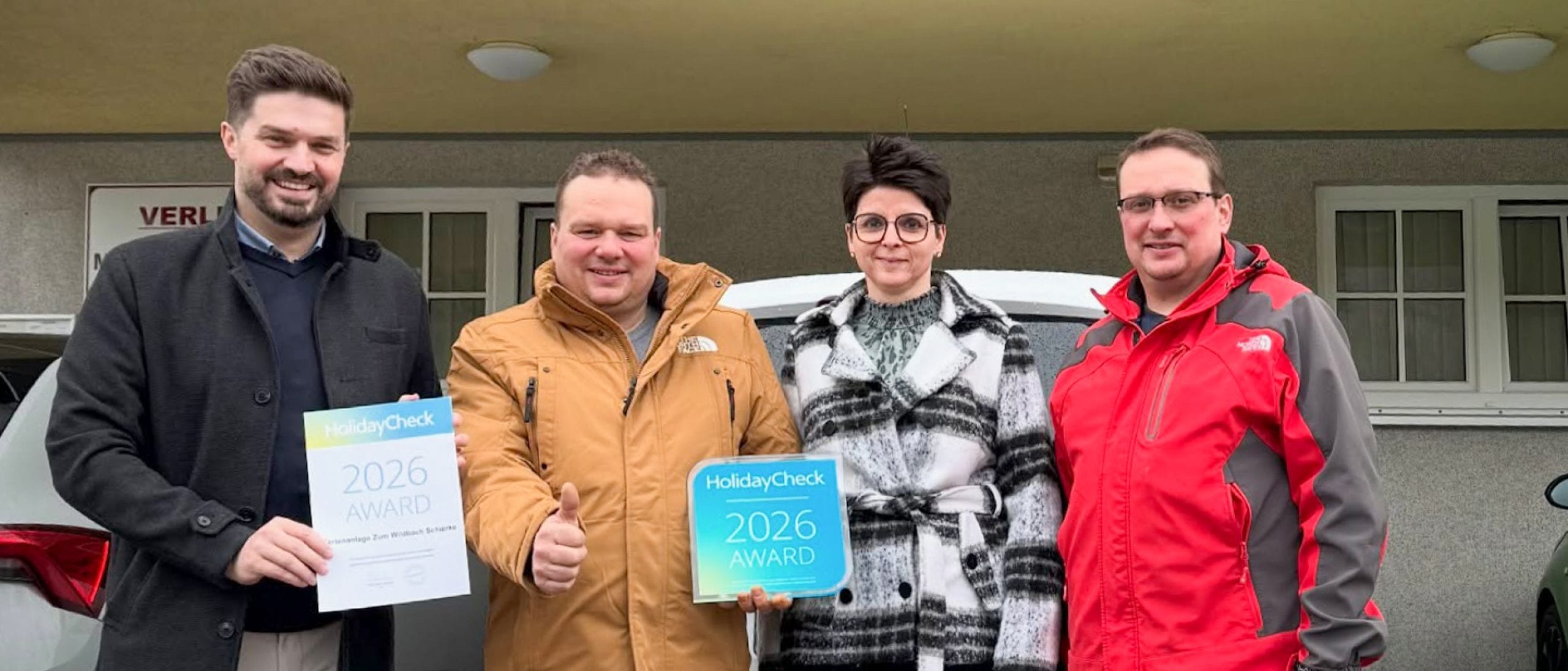 Übergabe des HolidayCheck Award 2026 in Schierke