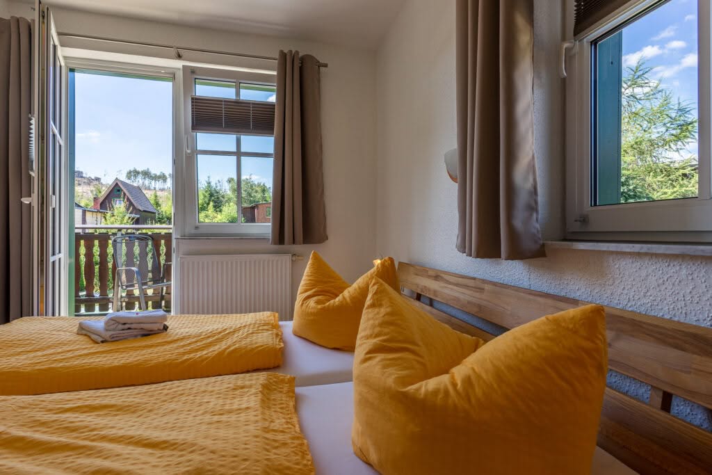 Schlafzimmer mit wunderbarem Ausblick
