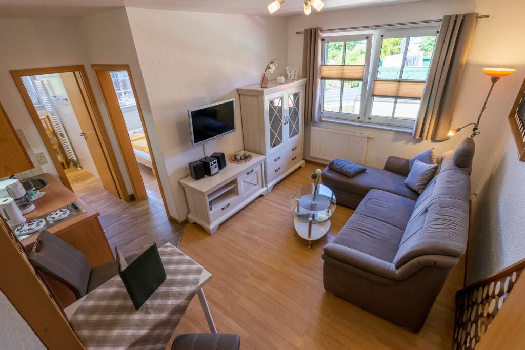 Ferienwohnung Wildbach mit gemütlichem Wohnzimmer