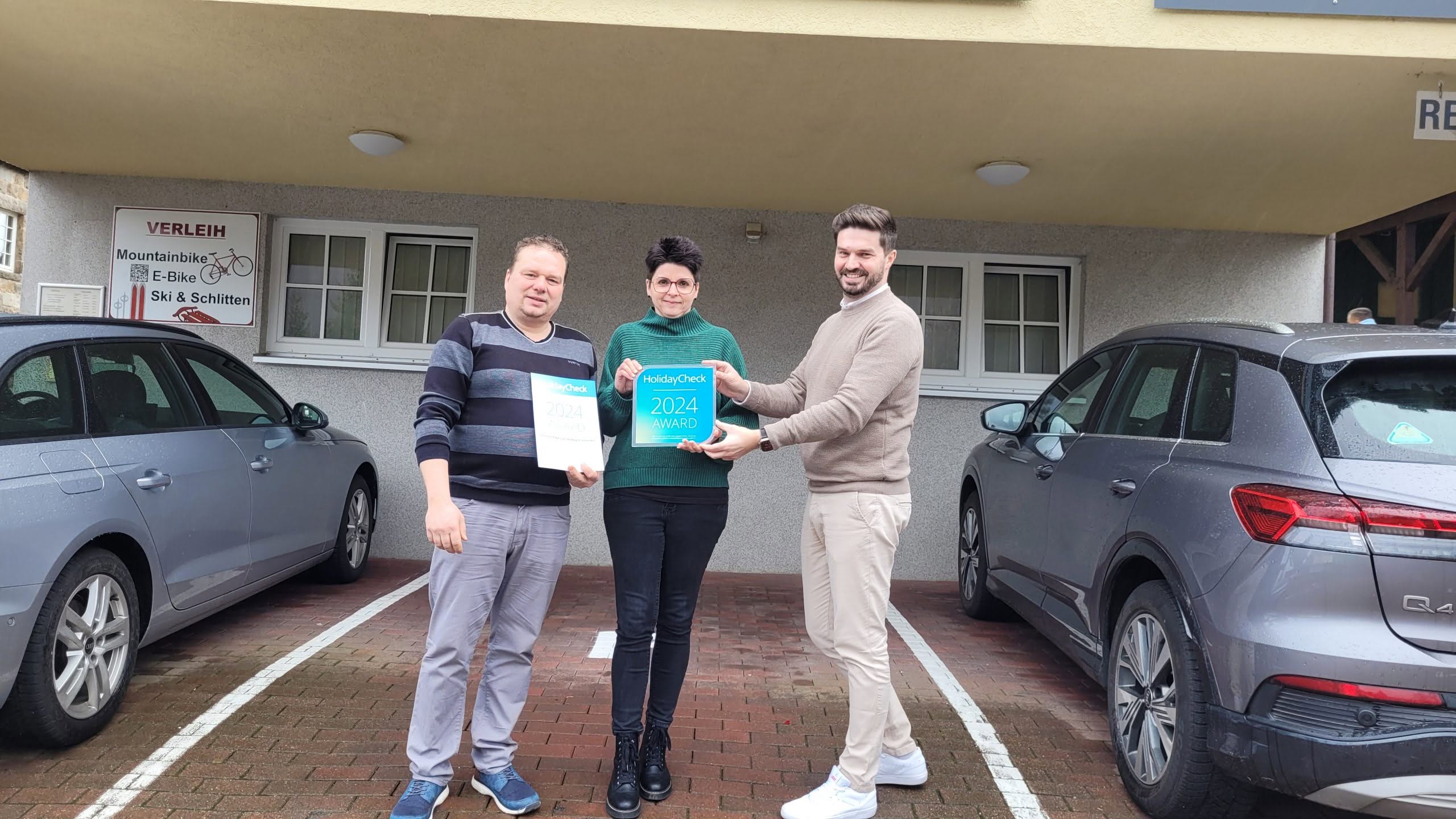 Übergabe des HolidayCheck Award 2024 in Schierke.